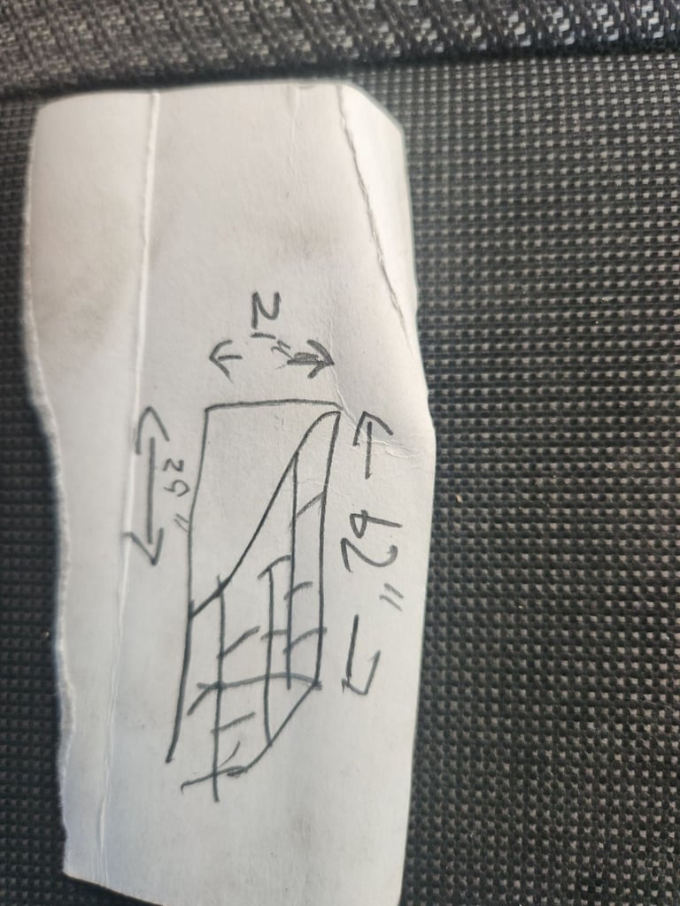 Fibreglass door canopy(open to sensible offers)