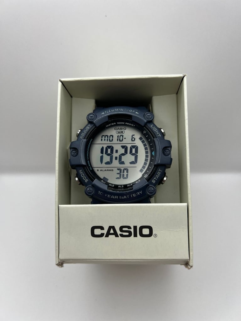 Casio AE-1500WH-2AVEF Blue Digital Watch – Boxed, Great Condition