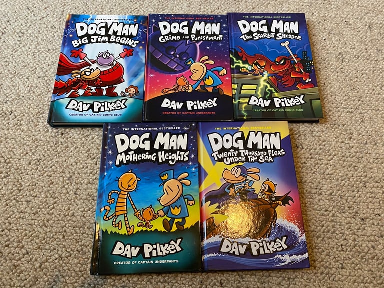 Dogman series by Dav Pilkey x 13