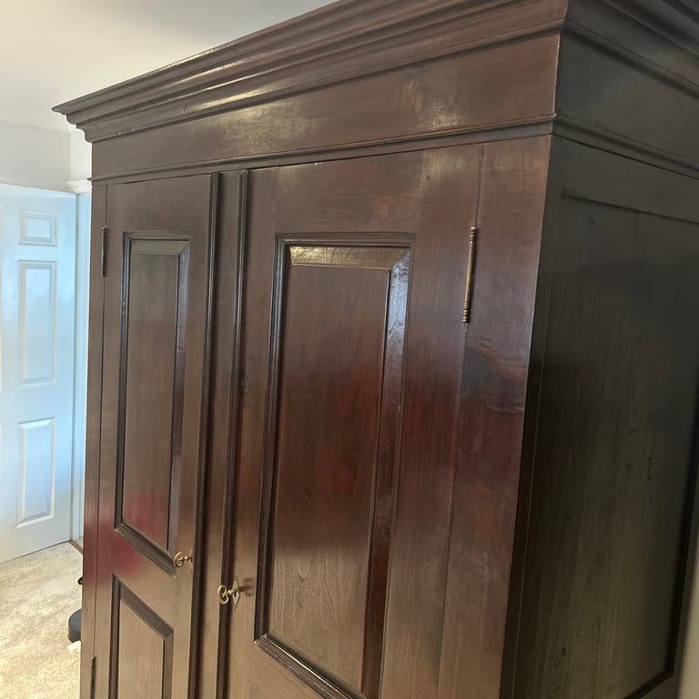 Lombok “Balinese” Solid Teak Wood Freestanding Wardrobe