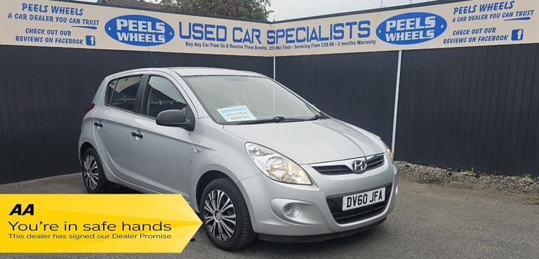 2010 60 HYUNDAI I20 1.2 CLASSIC HATCHBACK 5DR PETROL MANUAL EURO 5