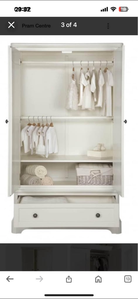 Mamas and papas wardrobe 