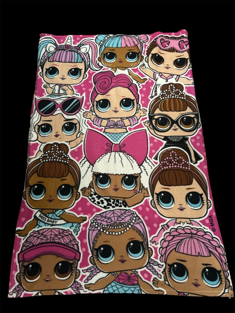 x13 LOL Surprise  Blanket 58x39” In VGC