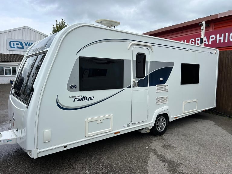 Compass Rallye 574 4 berth 2016 mover ***FIXED SINGLE BEDS***
