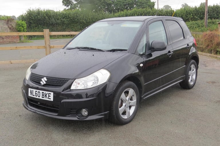 2010 Suzuki SX4 1.6 Aerio 5dr Hpi Clear. Factory Black. New MOT HATCHBACK Petrol Manual
