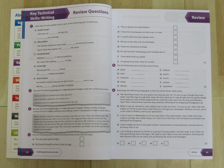 Collins AQA GCSE English Lang/Lit Revision/Practice IMMACULATE CONDITION