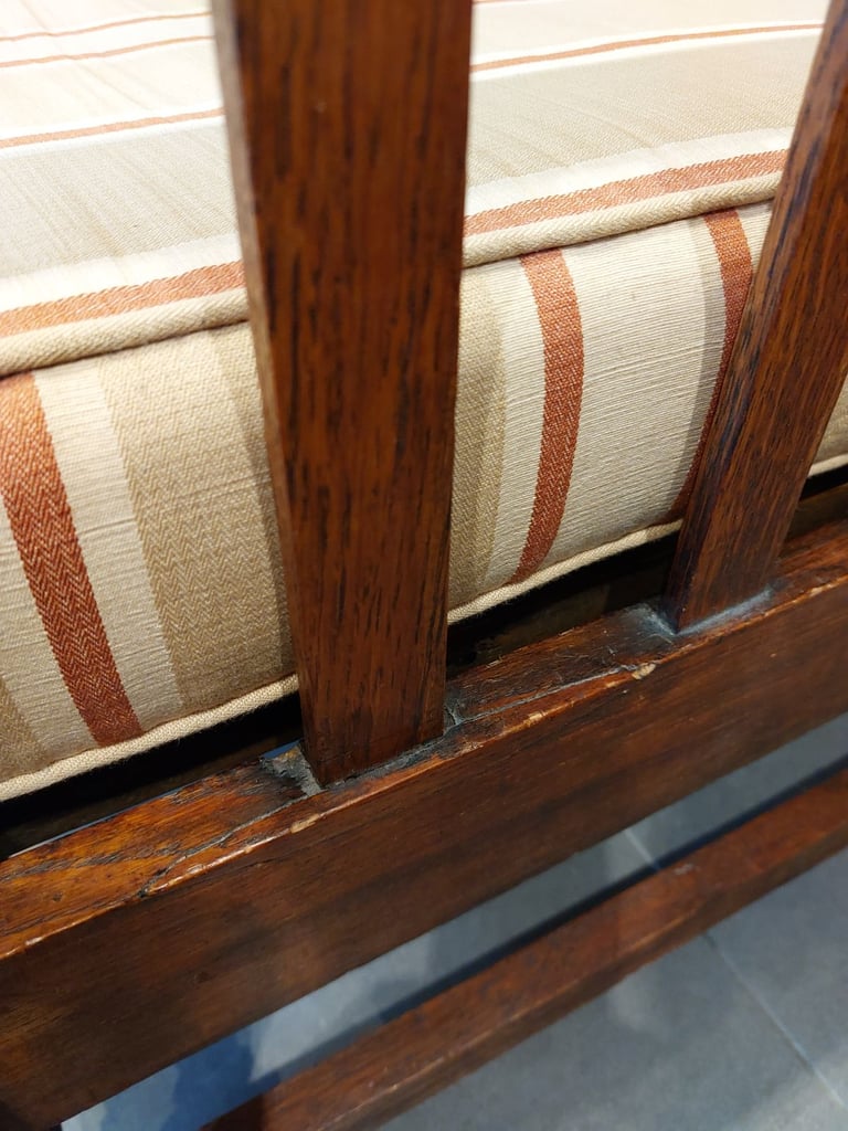 Vintage Steamer Chair, Armchair with Fold-Out Footrest