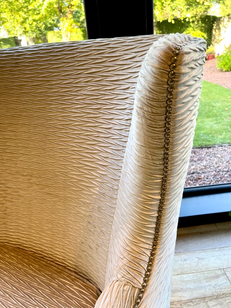 Pair of 2 Luxury Bespoke Designer Armchairs (Open to Offers)