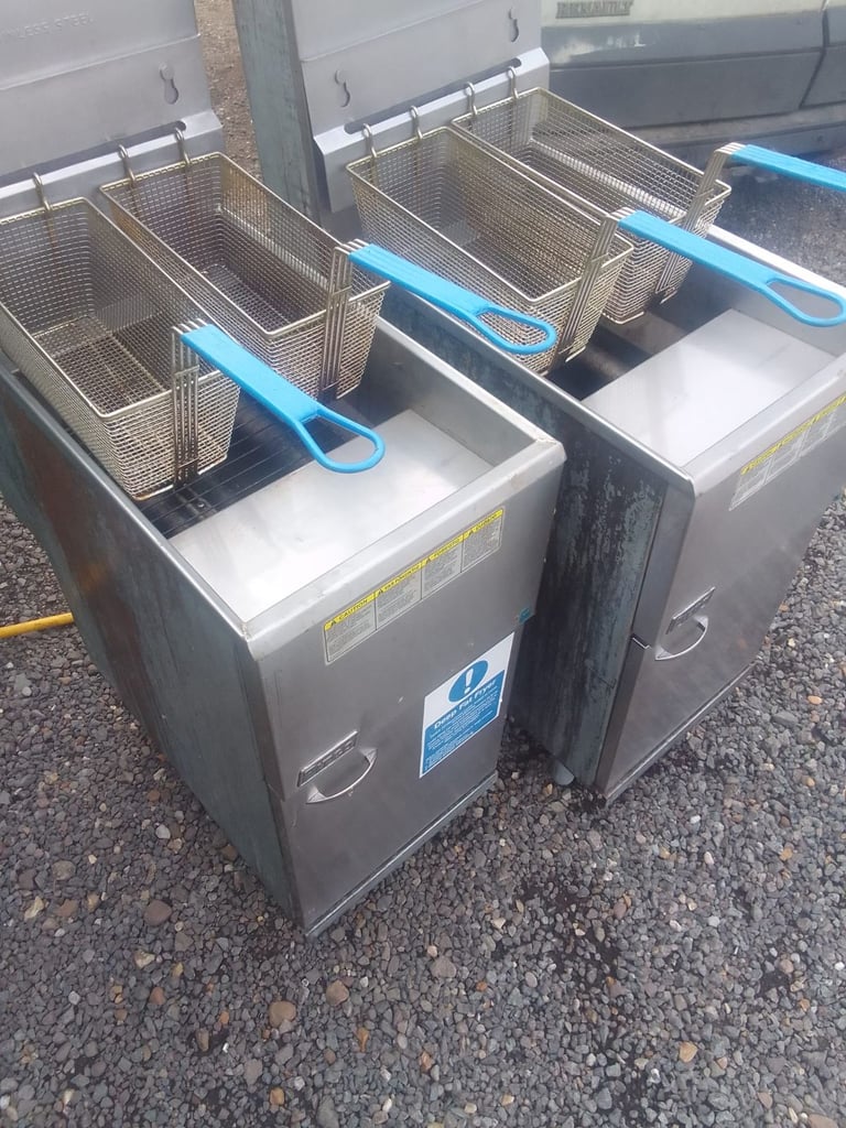 Catering equipment commercial gas Pitco fryers trailer restaurant kitchen items 