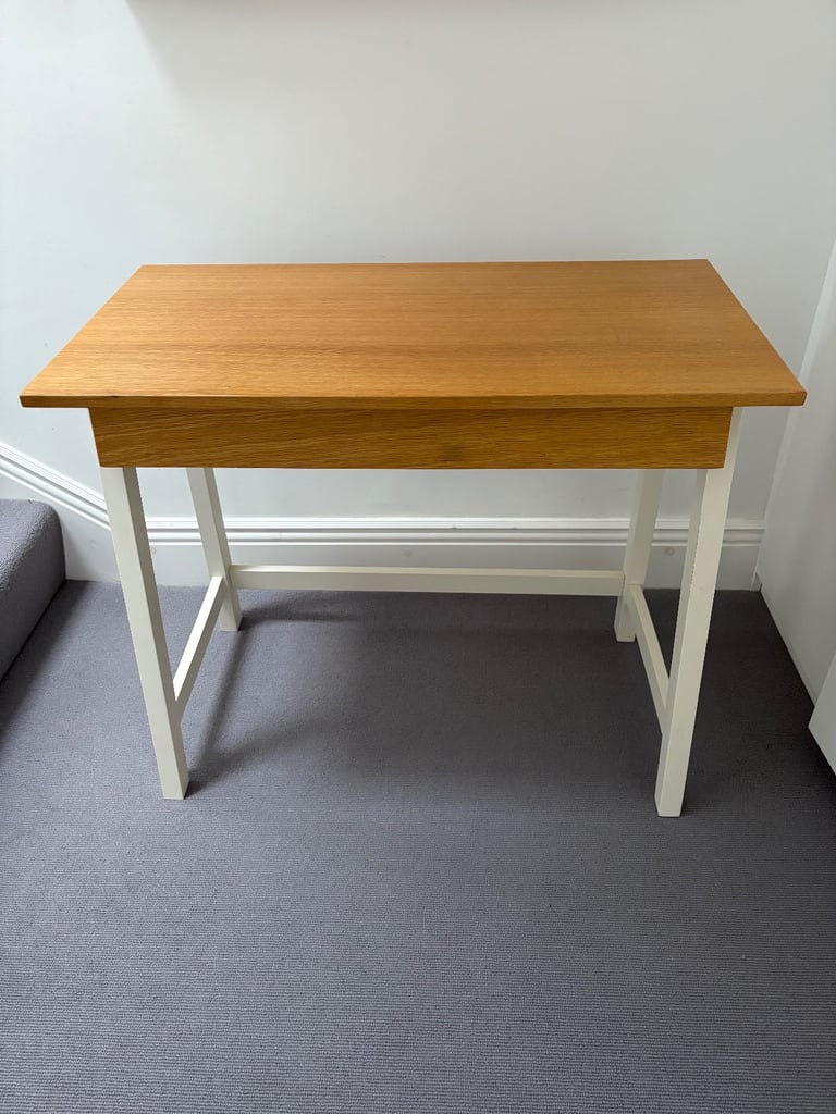image for John Lewis Compact Desk Natual/White Desk