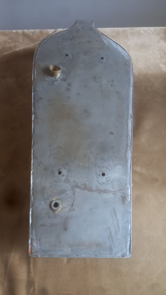 1920s Triumph model P flat tank fuel tank 