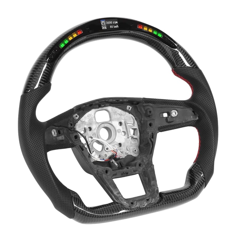 Carbon Fibre LED Display Steering Wheel Replacement