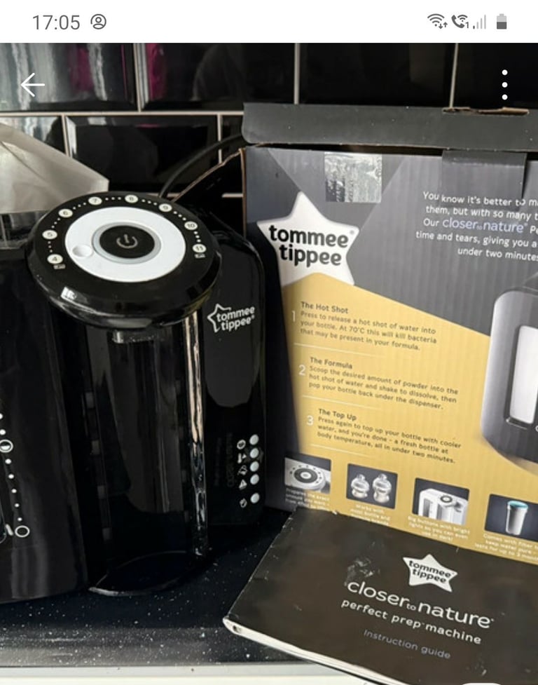 image for Tommee Tippee Prep Machine Black