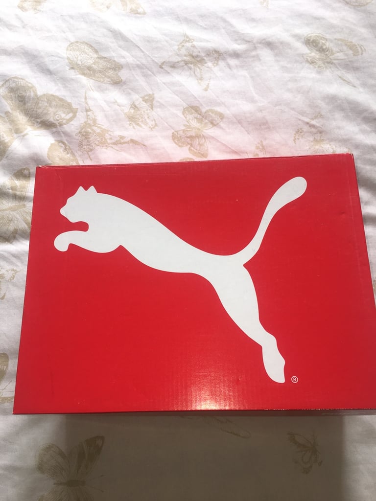 Puma trainers black uk 6 with box genuine 