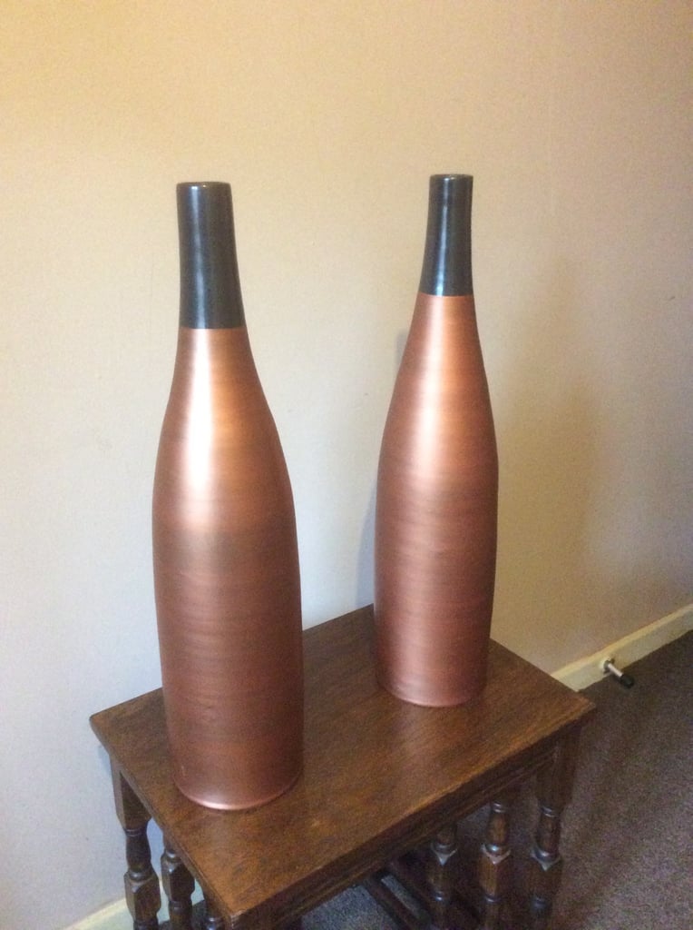 Pair of large Thai ornamental vases
