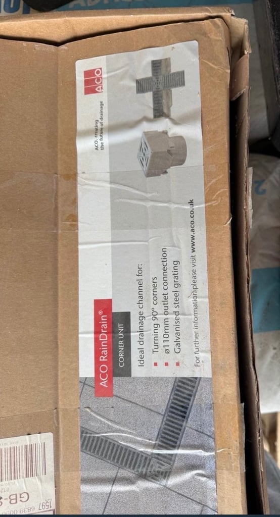 Aco Rain corner unit Drainage channel 