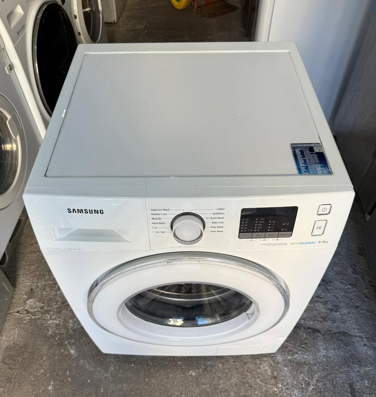 Samsung EcoBubble 8kg Washing Machine With Free Delivery N Warranty 