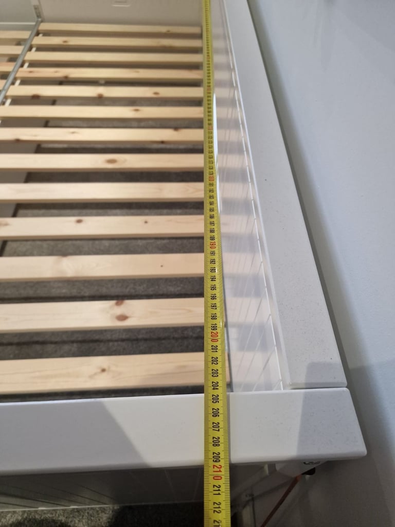HEMNES IKIA single to double bed with 3 storage drawers & 2 mattresses