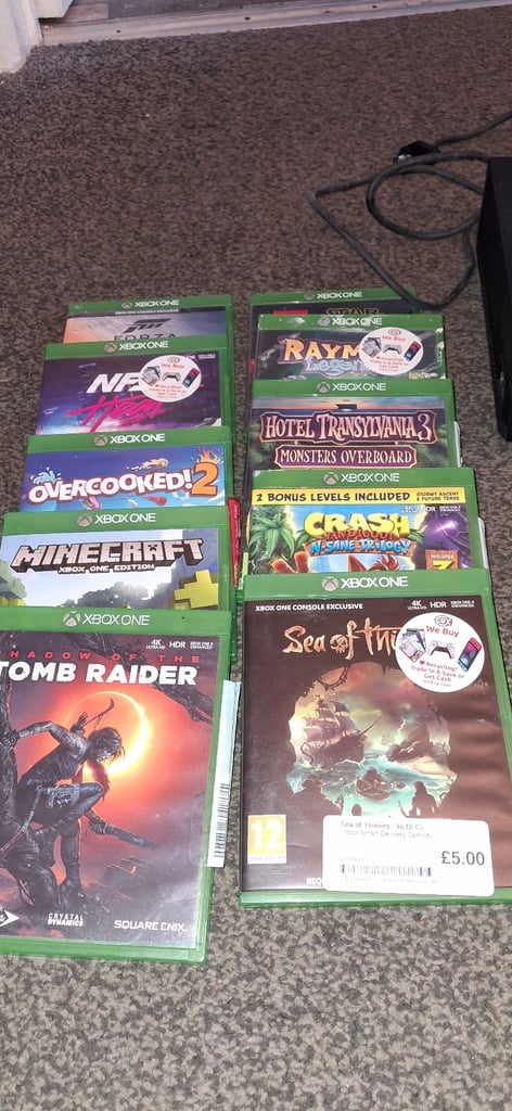 Xbox one with controller and games