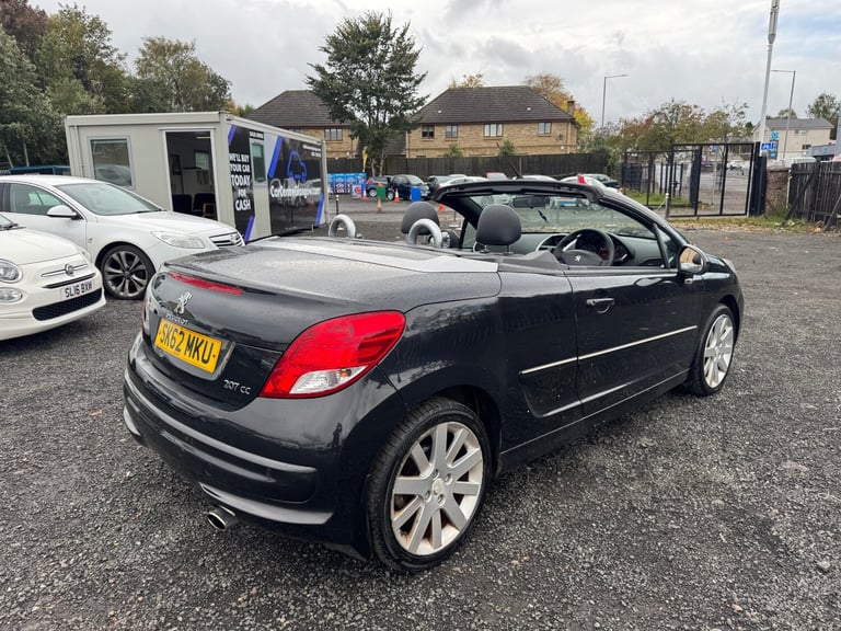 2012 Peugeot 207 1.6 VTi Allure 2dr CONVERTIBLE Petrol Manual