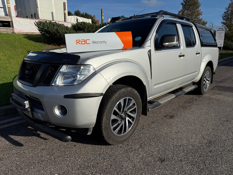 NISSAN NAVARA DOUBLE CAB PICK UP TRUCK 2.5DCI 4X4 4WD 102K NO VAT