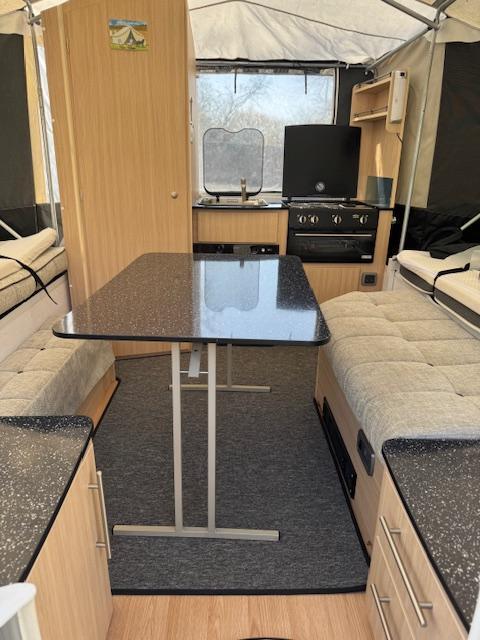 Pennine Fiesta - 4 berth folding caravan with toilet