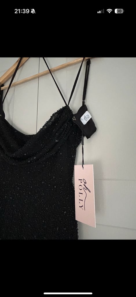 Oh Polly Monte Carlo black dress - size 6