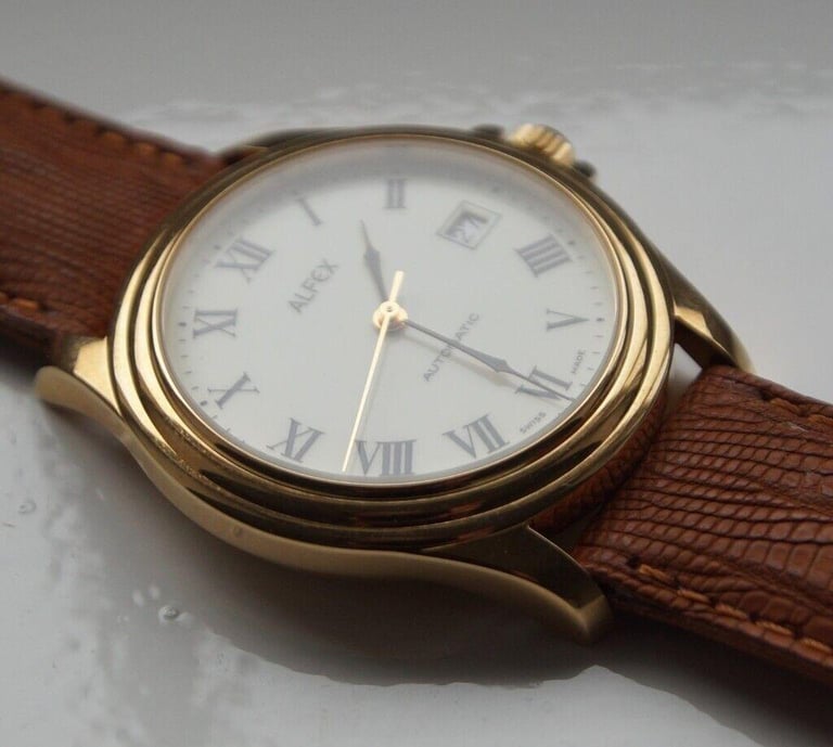Alfex automatic mechanical wristwatch new old 90s GP