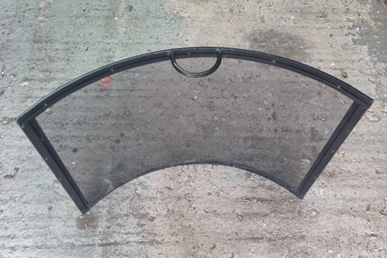 Black Metal Fire Guard from Cox & Cox