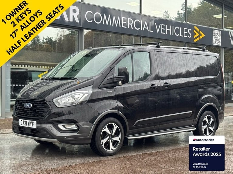 2021 Ford Transit Custom 2.0 EcoBlue 170ps Low Roof Active Van PANEL VAN DIESEL Manual