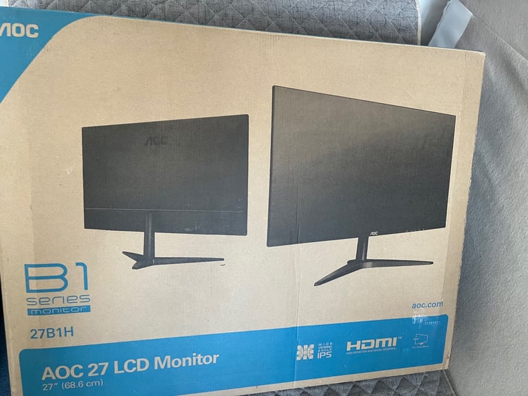 Gaming monitor 27” AOC for sale 