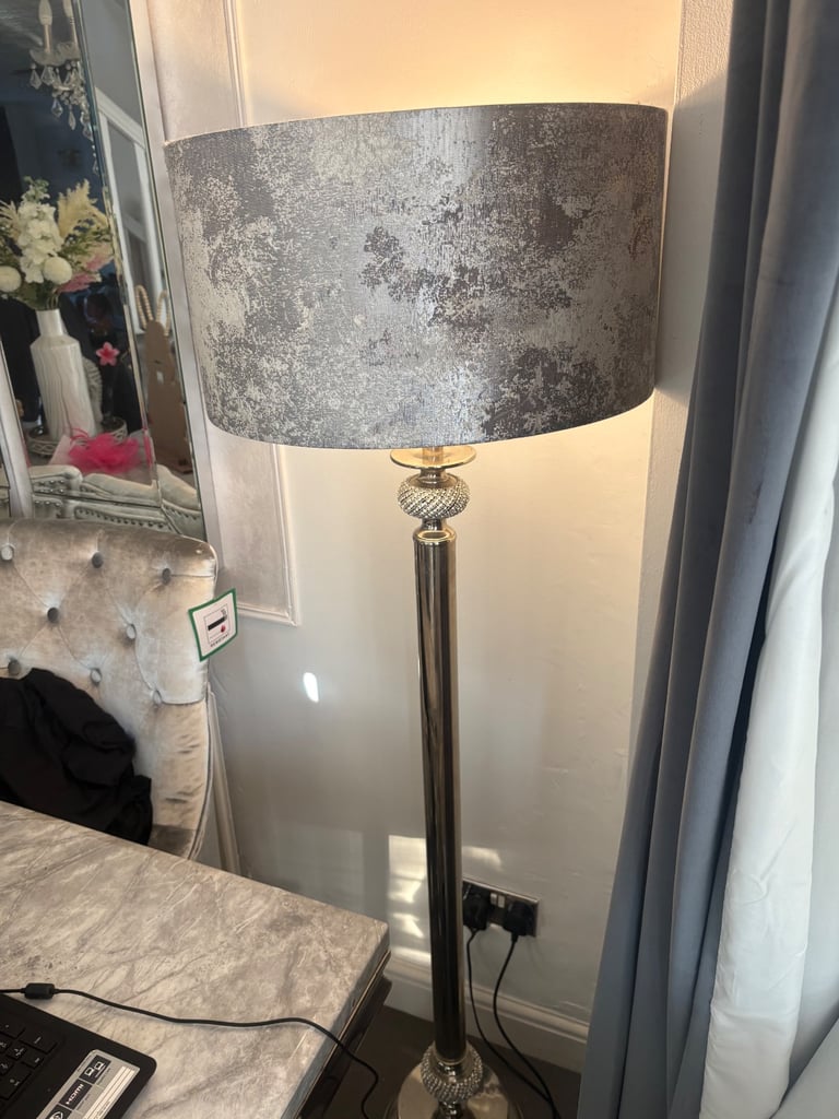 image for Standing floor lamp in grey 