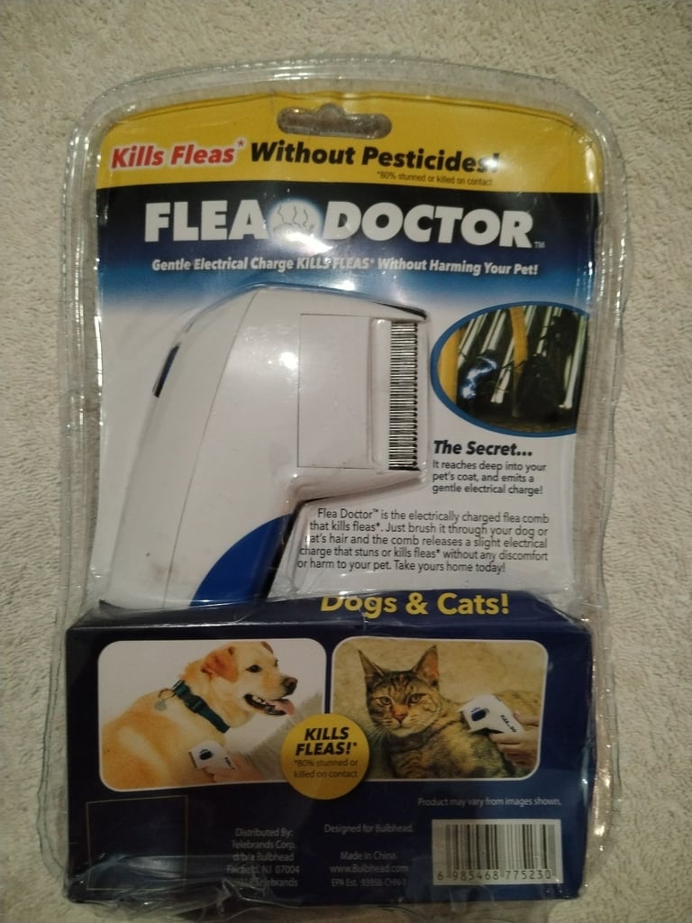 Pet flea treatment machine kills fleas 