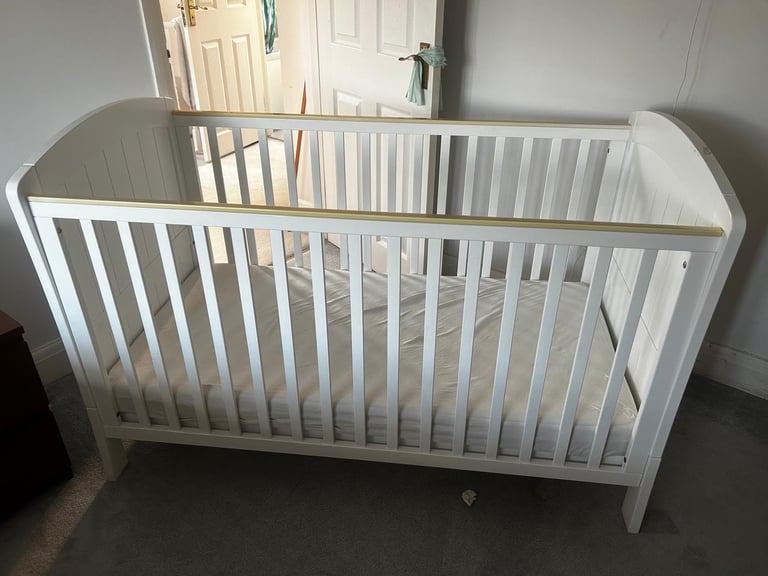 Must Go!  Boori cotbed  with John Lewis mattress
