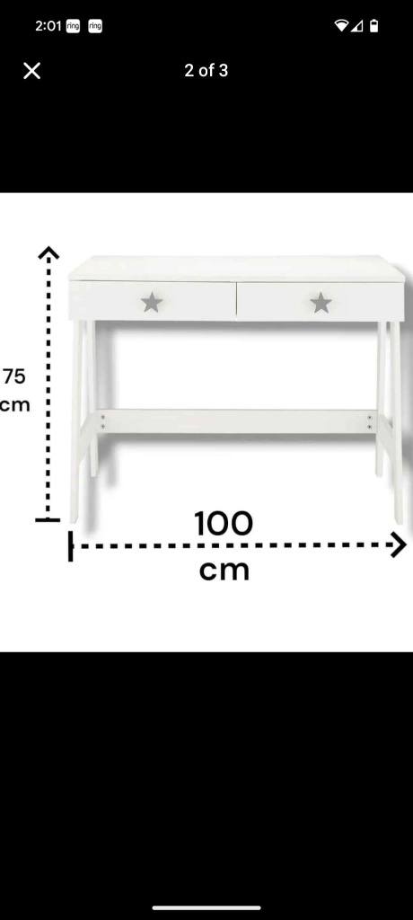 REDUCED! JD Williams kids Star desk (new in box)