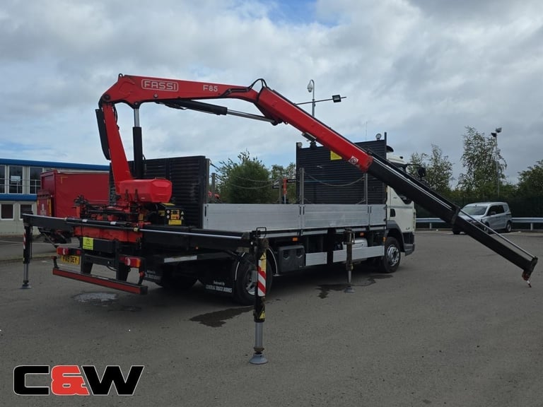 2019 (19) DAF FA LF 210 4x2 DROPSIDE WITH REAR MOUNTED CRANE – 249,000Kms
