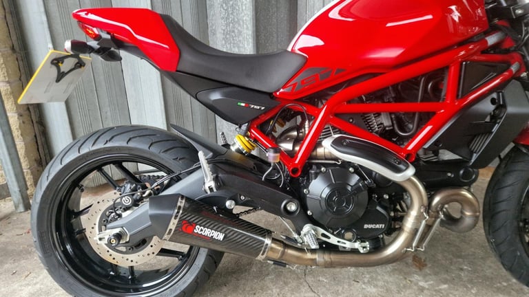 Ducati Monster 797 +, 2018, 13,392 Miles, Beautiful Condition, 3 Owners