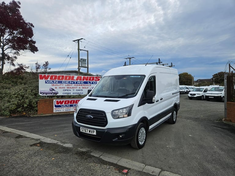 2018 ON 67 PLATE FORD TRANSIT 350 MWB RWD L2H2 DIESEL VAN 76K ULEZ FREE ZONE