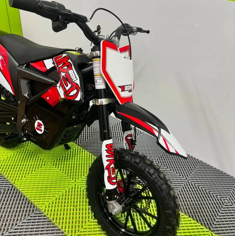 EBOX Wired 550W Electric Kids Bike - Red