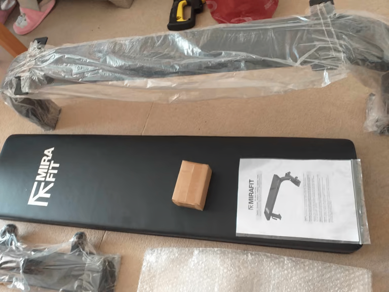 Mirafit Flat Powerlifting Flat Weight Bench 