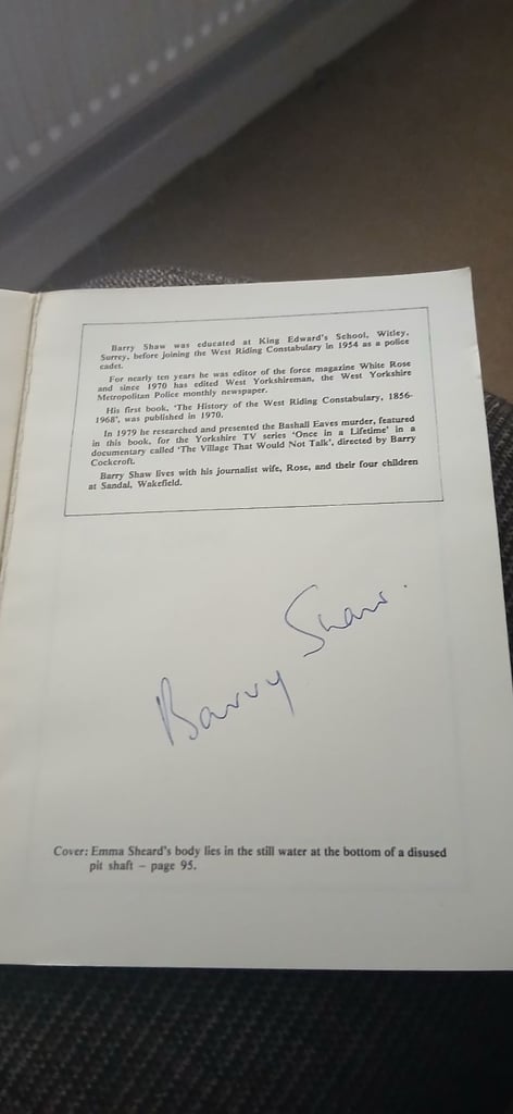 Barry shaw murderous yorkshire 