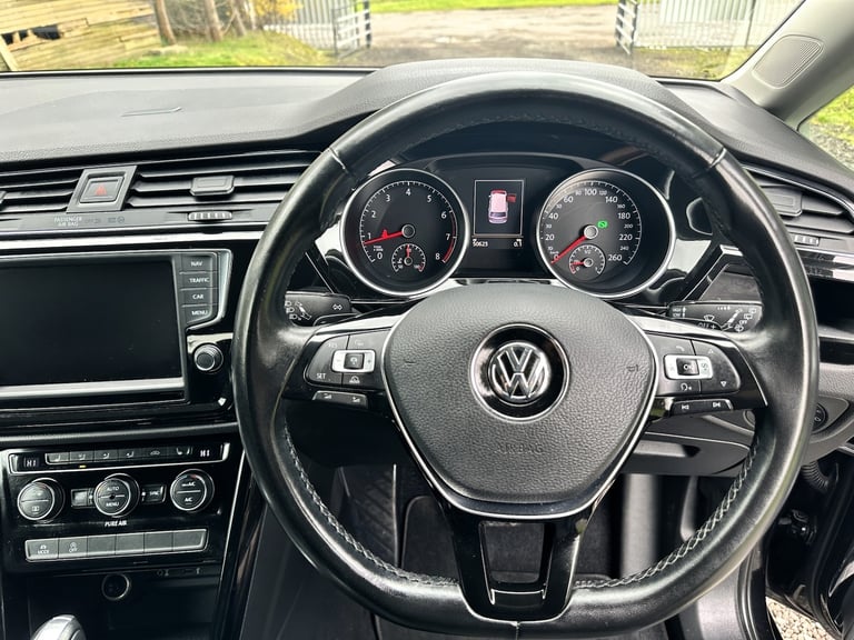 VW TOURAN 2016 16 PLATE,1.4 PETROL HIGH LINE TSI DSG 7 SEATS,IMMACULATE MPV