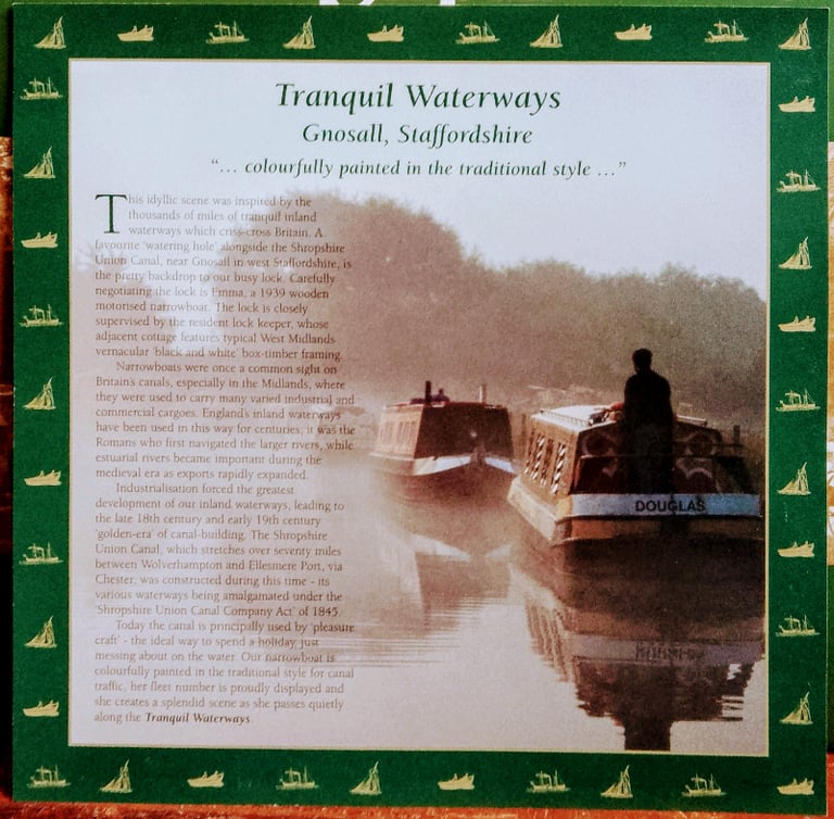 Lilliput Lane number L2560 Tranquil Waterways boxed with deeds.