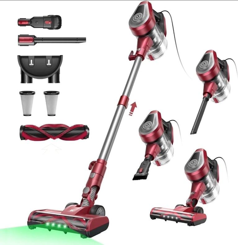 Blitz C8 vacuum cleaner with LED headlights