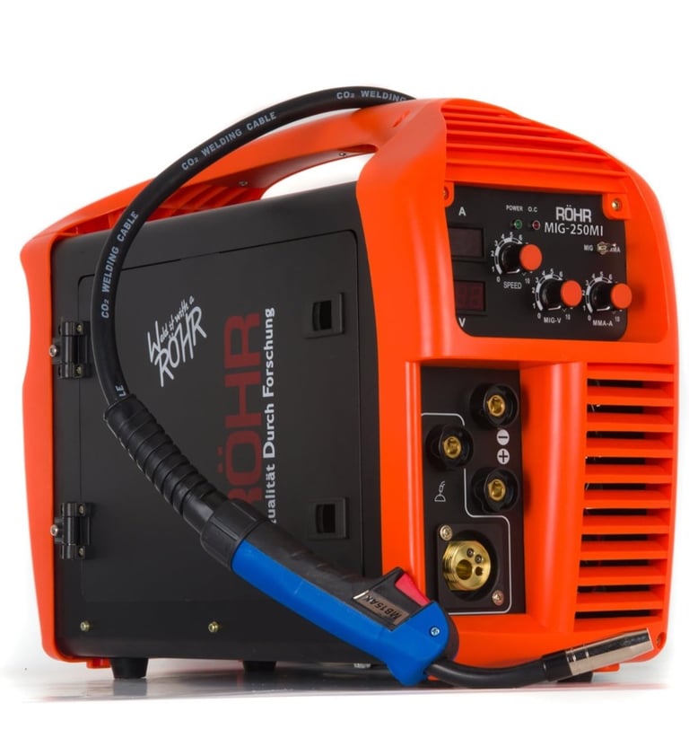 Röhr MIG-250MI MIG Welder Inverter Gas / Gasless MMA 3-in-1 IGBT 240V 250 amp DC