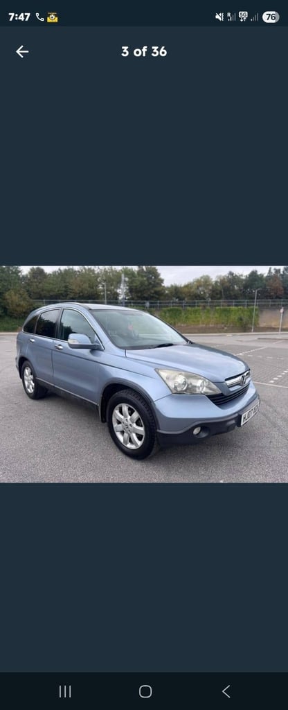 image for Honda, CR-V, Estate, 2007, Other, 1997 (cc), 5 doors