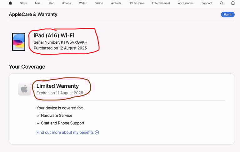 New condition Ipad 2025 A16 11th gen Pink. Apple Warranty until August 2026 Battery health 100%