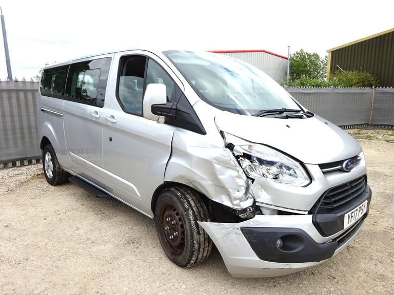 2017 17 REG FORD TOURNEO CUSTOM 310 TITANIUM DIESEL 9 SEATS MPV DAMAGED SALVAGE