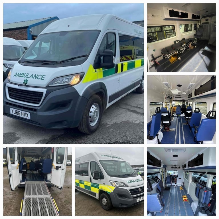Boxer Citroen Ducato LWB Ambulance Wheelchair Access Taxi Choice Available 