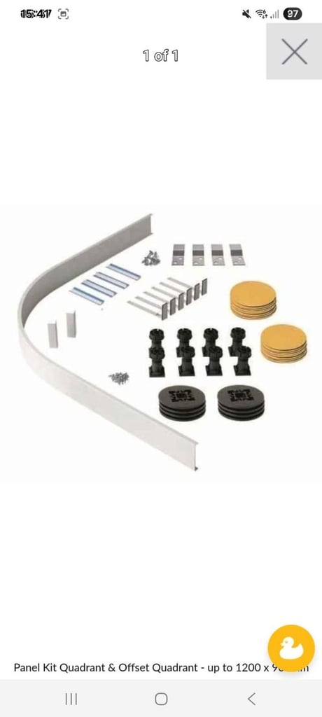Free Shower Tray Riser Kit Panel For Quadrant/Offset Quadrant Plinth Adjustable Feet